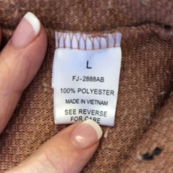 Zenana Outfitters Sherpa Teddy Pullover with pockets szL - Picture 8 of 11